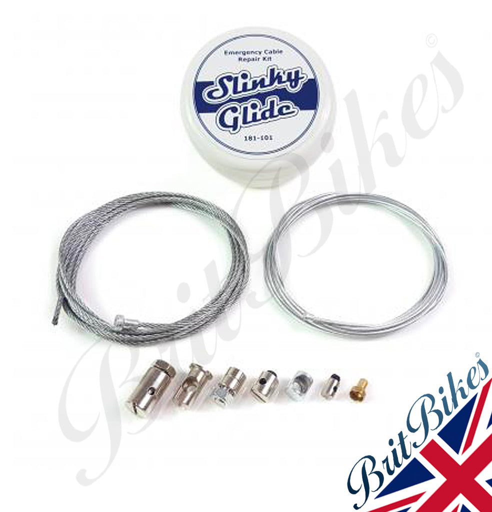 TRIUMPH TRIDENT 750 T150 CABLE REPAIR KIT FOR CLUTCH & THROTTLE SLIN