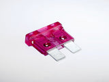 BLADE FUSES - PINK 4 AMP - PACK OF 10 - CAR MOTORBIKE VAN MOWER