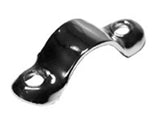 CHROME BRAKE CLUTCH LEVER CLIP FOR 7/8" HANDLEBARS - BSA NORTON TRIUMPH ETC